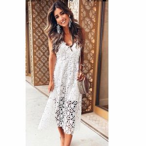 White ASTR dress size small